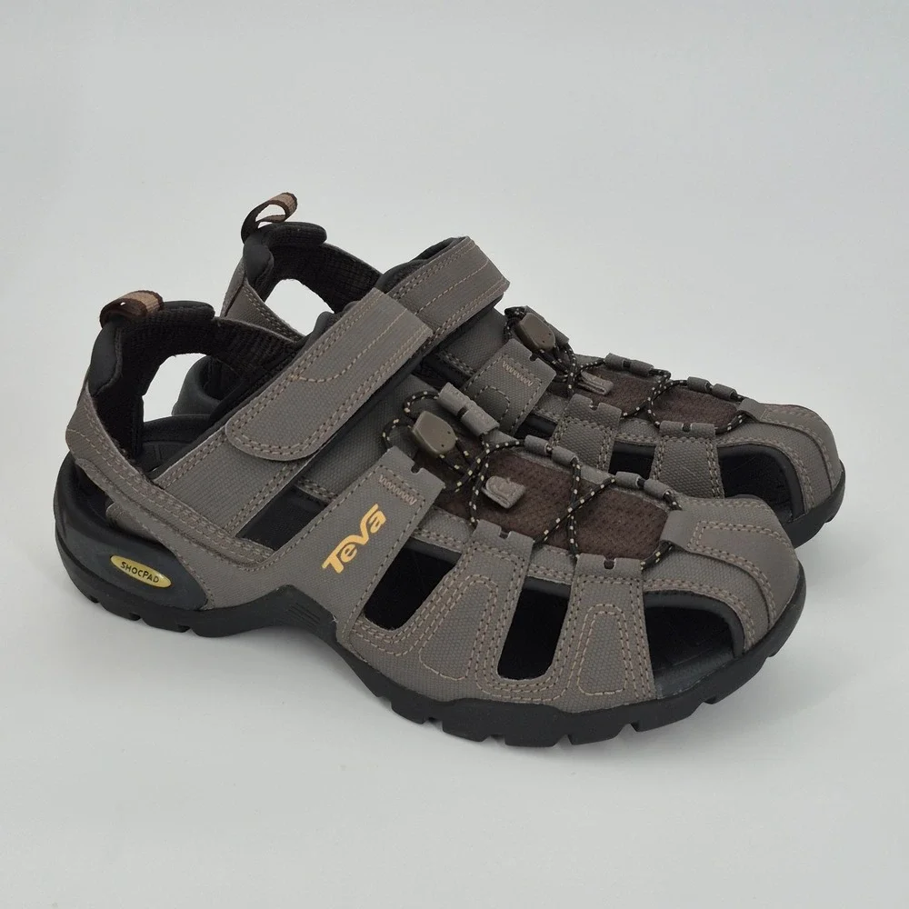 Teva Forebay Sandals Men's Size 8 Turkish Coffee Brown Water Hiking 1001116
